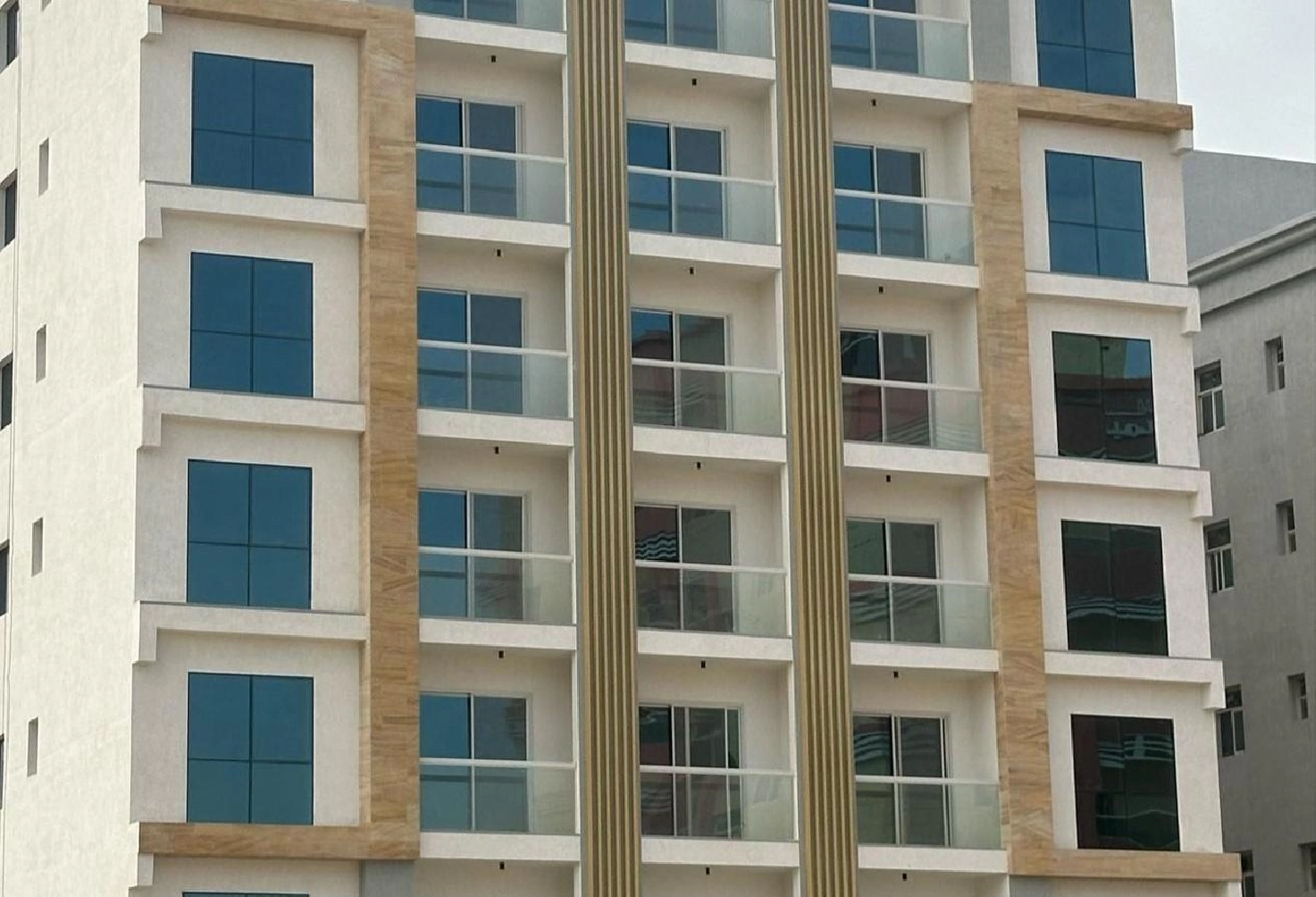 Two rooms and a living room with a balcony,