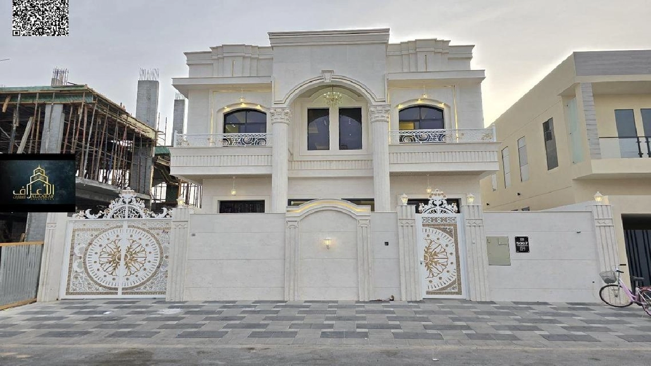 villa in the Yasmeen area, behind the garden. 100%